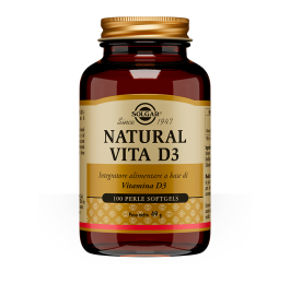 SOLGAR NATURAL VITA D3 100 perle - softgels