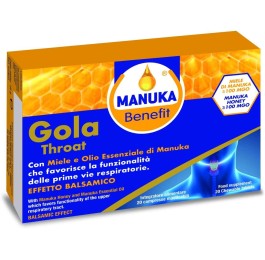 OPTIMA MANUKA BENEFIT Gola Voce 20 compresse masticabili
