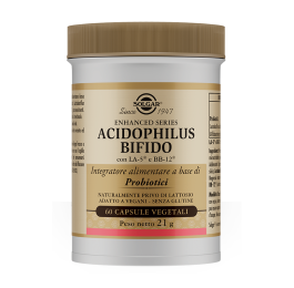 SOLGAR ACIDOPHILUS BIFIDO 60 capsule vegetali