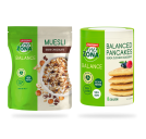 ENERVIT EnerZona Breakfast Balance - Pancakes 320gr + Muesli Dark C...