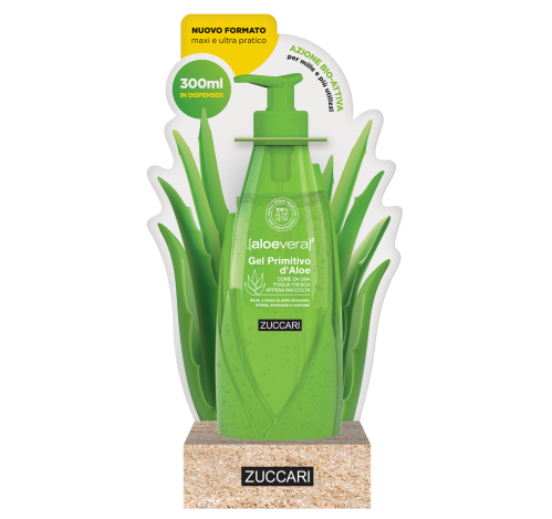 ZUCCARI Gel Primitivo d'Aloe 300ml con dispenser
