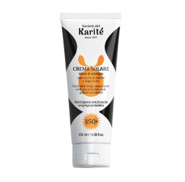 Società del Karité Crema Solare SPF 50+ Viso e Corpo 100ml