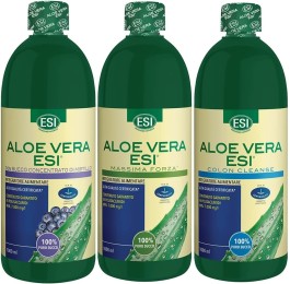 Esi Succo Aloe Vera [Massima Forza + Mirtillo + Colon Cleanse] 1000ml