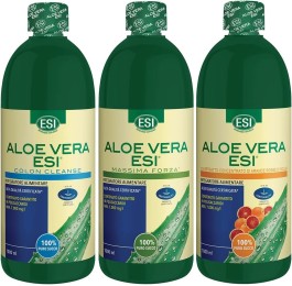 Esi Succo Aloe Vera [Massima Forza + Arancia Rossa + Colon Cleanse]...