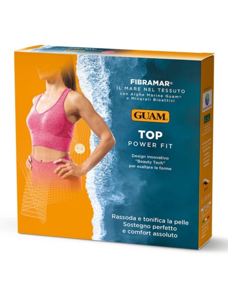 GUAM Top Fibramar Power Fit Fragola Melange
