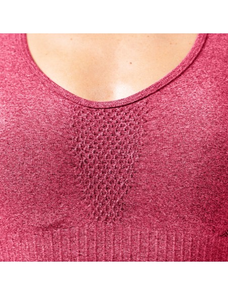 GUAM Top Fibramar Power Fit Fragola Melange