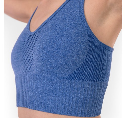 GUAM Top Fibramar Power Fit Blu Cobalto