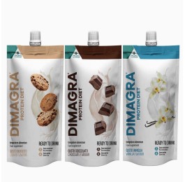 PromoPharma Dimagra Protein Diet Variety Pack - 6 buste da 220gr as...