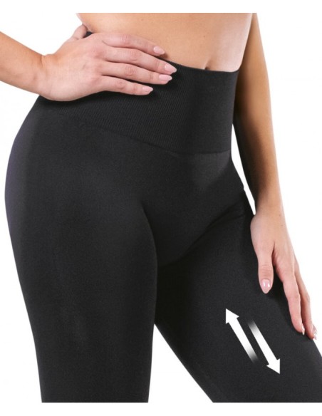 GUAM Leggings Fibramar Snellente Classico Nero