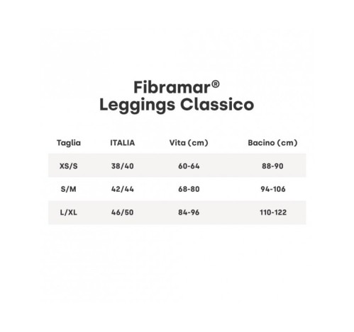 GUAM Leggings Fibramar Snellente Classico Nero