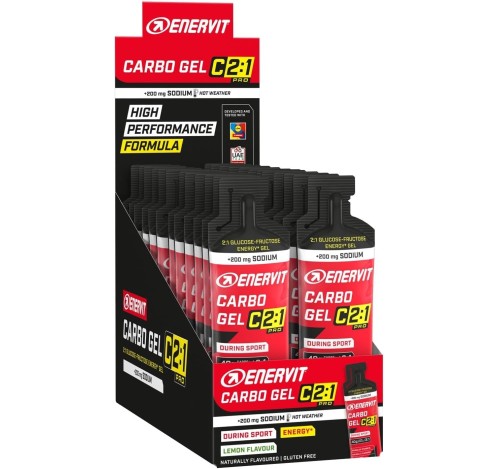 ENERVIT Carbo Gel C2:1PRO Limone con Sodio 24x60ml
