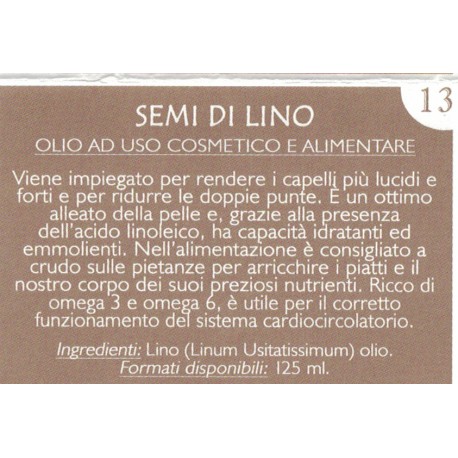 Olio di Semi di Lino 125ml