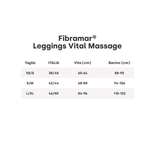 GUAM Leggings Fibramar Vital Massage Nero