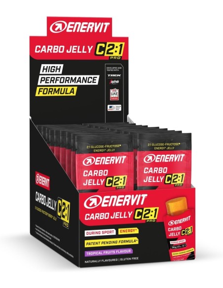 ENERVIT Carbo Jelly C2:1PRO Tropical Fruits 20x50gr