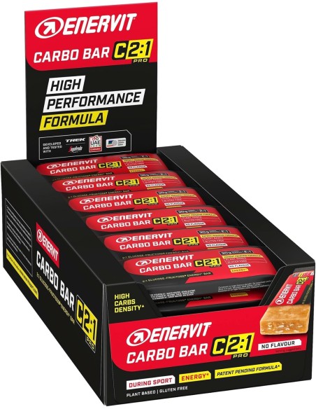 ENERVIT Carbo Bar C2:1 No Flavour 30 barrette da 45g