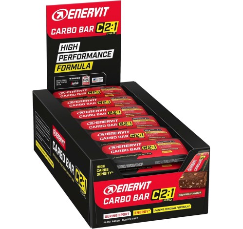 ENERVIT Carbo Bar C2:1 Brownie 30 barrette da 45g
