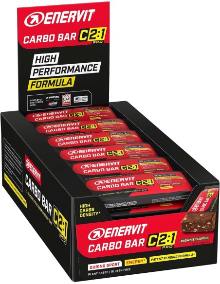 ENERVIT Carbo Bar C2:1 Brownie 30 barrette da 45g