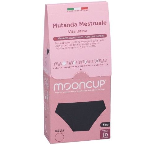 MOONCUP Mutande Mestruali Vita Bassa per tutti i tipi di Flusso