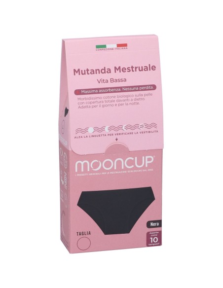 MOONCUP Mutande Mestruali Vita Bassa per tutti i tipi di Flusso