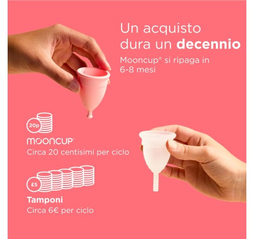 MOONCUP Coppetta Mestruale Classica Taglia A