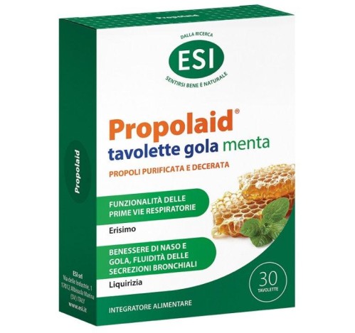 1 - PROPOLAID Gola Menta 30 tavolette masticatili