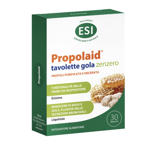 1 - PROPOLAID Gola Zenzero 30 tavolette masticabili