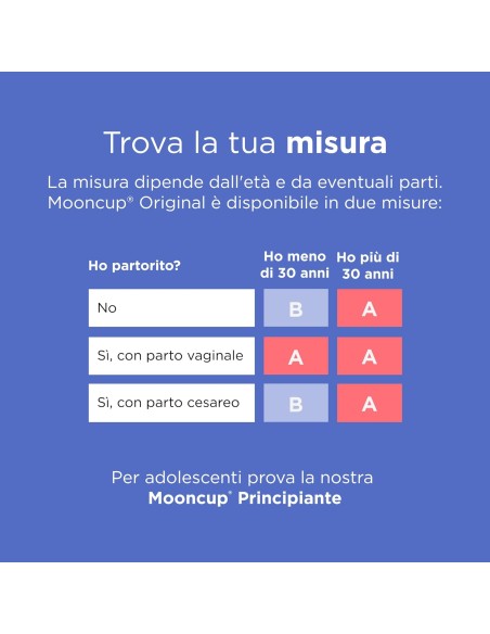 MOONCUP Coppetta Mestruale Classica Taglia B