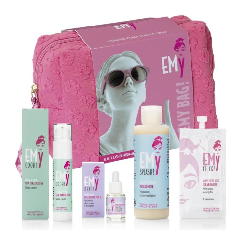 1 - EMy BAG! Pochette con Siero Hyaluronic + Crema Viso + Milk Idrogel + Maschera Viso