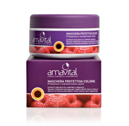 1 - Amavital Maschera Capelli Colorati e con Mèches 300ml