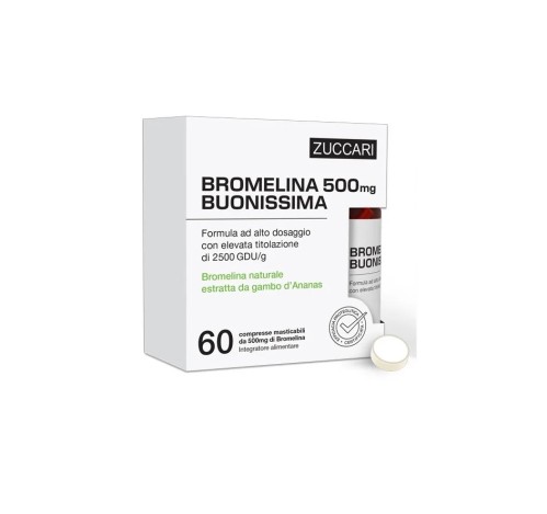 ZUCCARI Bromelina 500mg Buonissima 60 compresse