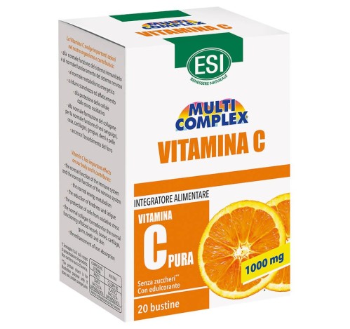 1 - Vitamina C pura 1000mg da 20 bustine