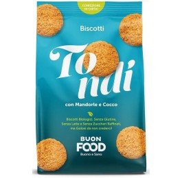 1 - Biscotti Tondi Mandorle e Cocco 200gr