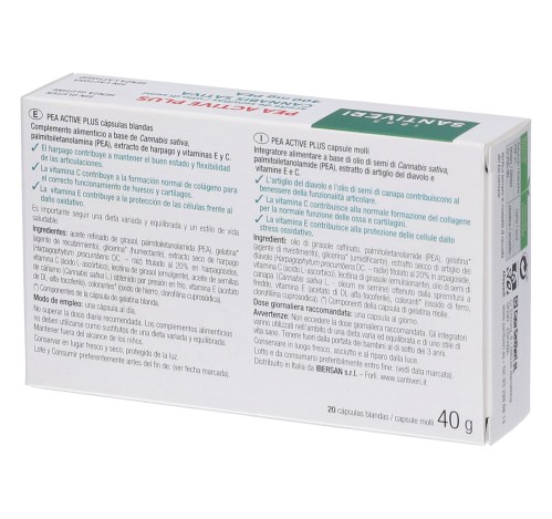 Santiveri PEA Active Plus Forte 400mg 20 capsule molli