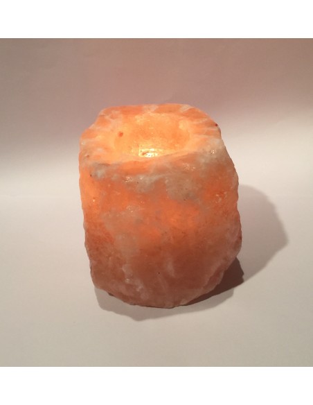 PORTA CANDELA DI SALE HIMALAYA